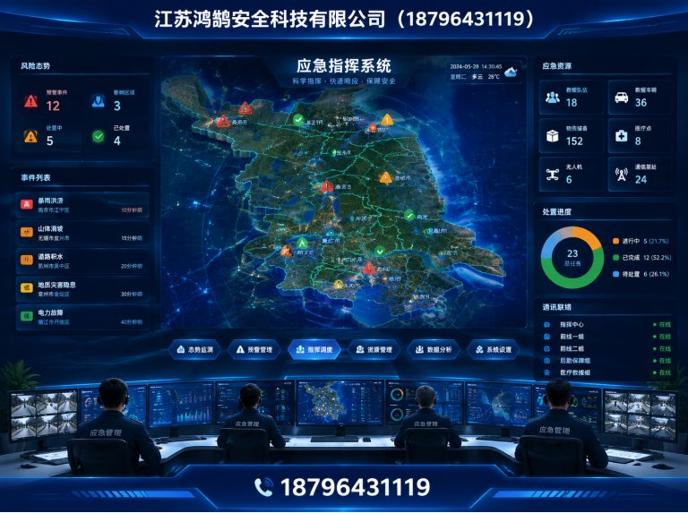秦皇岛消防通信指挥展示图